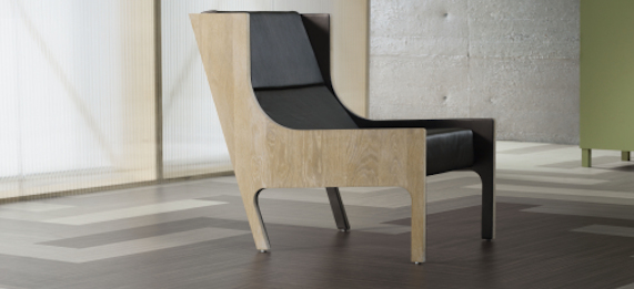 Carpet tiles in a high-rise office