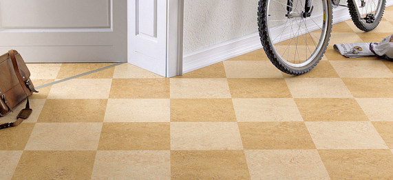 Carpet tiles in a high-rise office