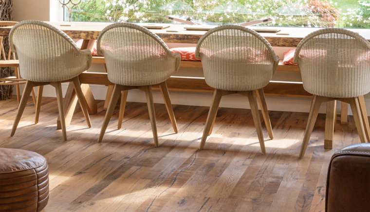 Wooden floor kitchen